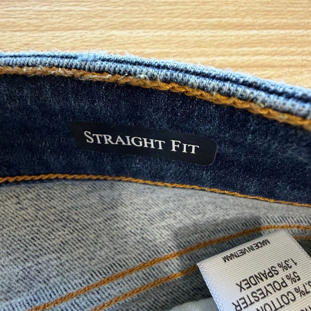 Judy Blue Straight Fit Leg Dark Wash Denim Jeans Style JB82561DK Size 11/30 - Picture 14 of 16